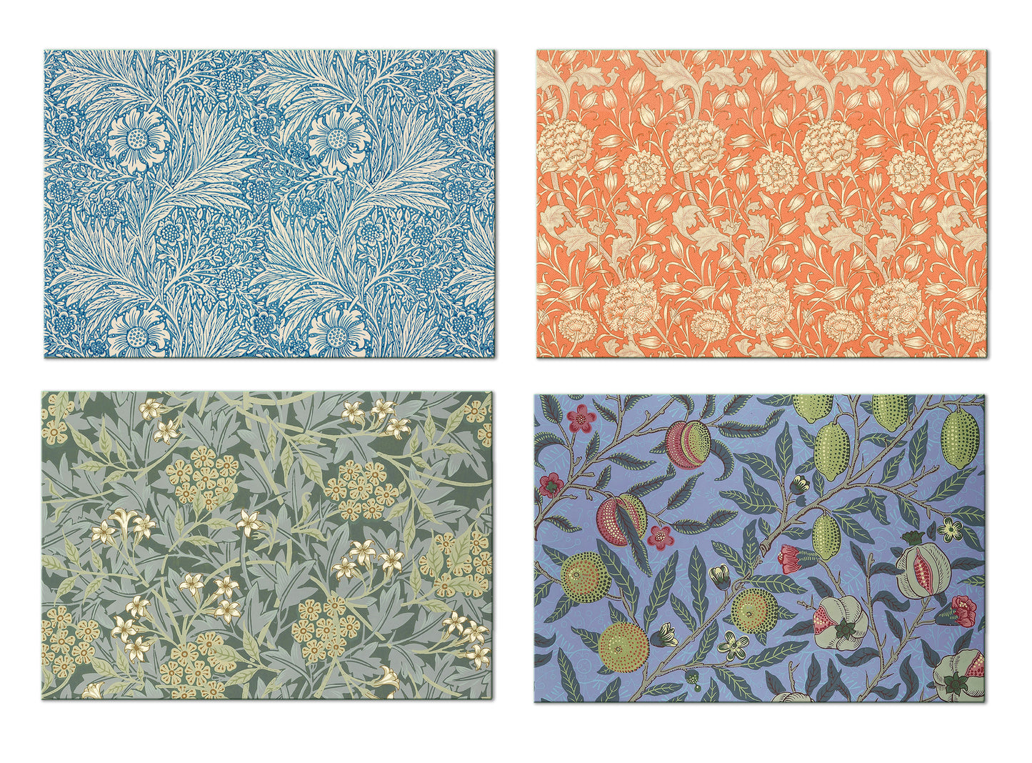 William Morris Placemat Set of 2 Tactile Basket Texture On Top Turned Edges
