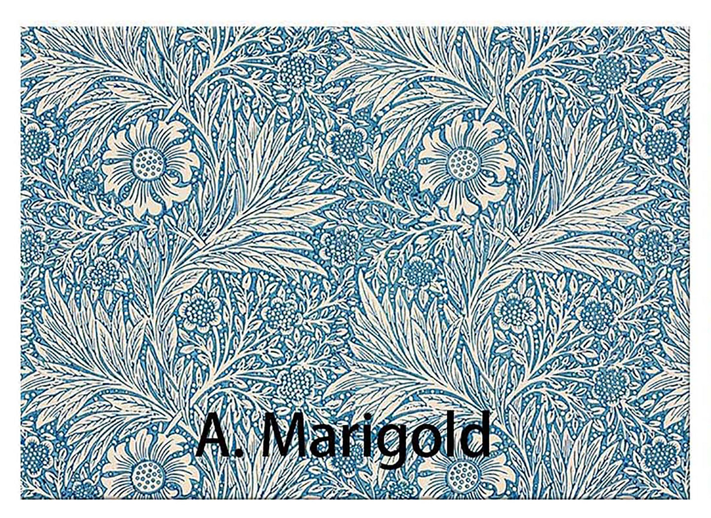 William Morris Placemat Set of 2 Tactile Basket Texture On Top Turned Edges