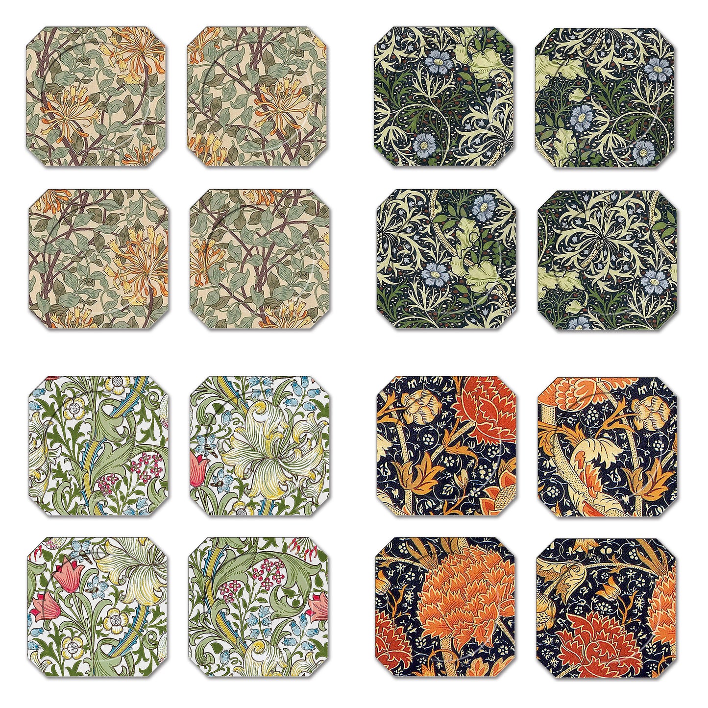 Art Nouveau placemat with William morris Arts