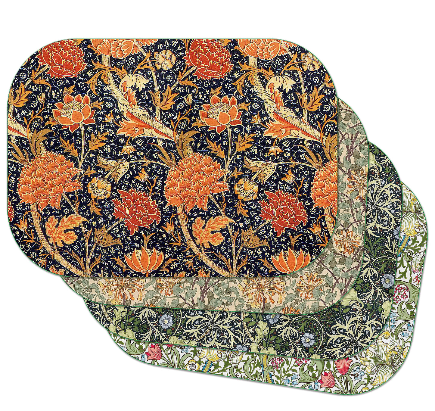 Art Nouveau placemat with William morris Arts