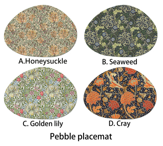 Art Nouveau placemat with William morris Arts