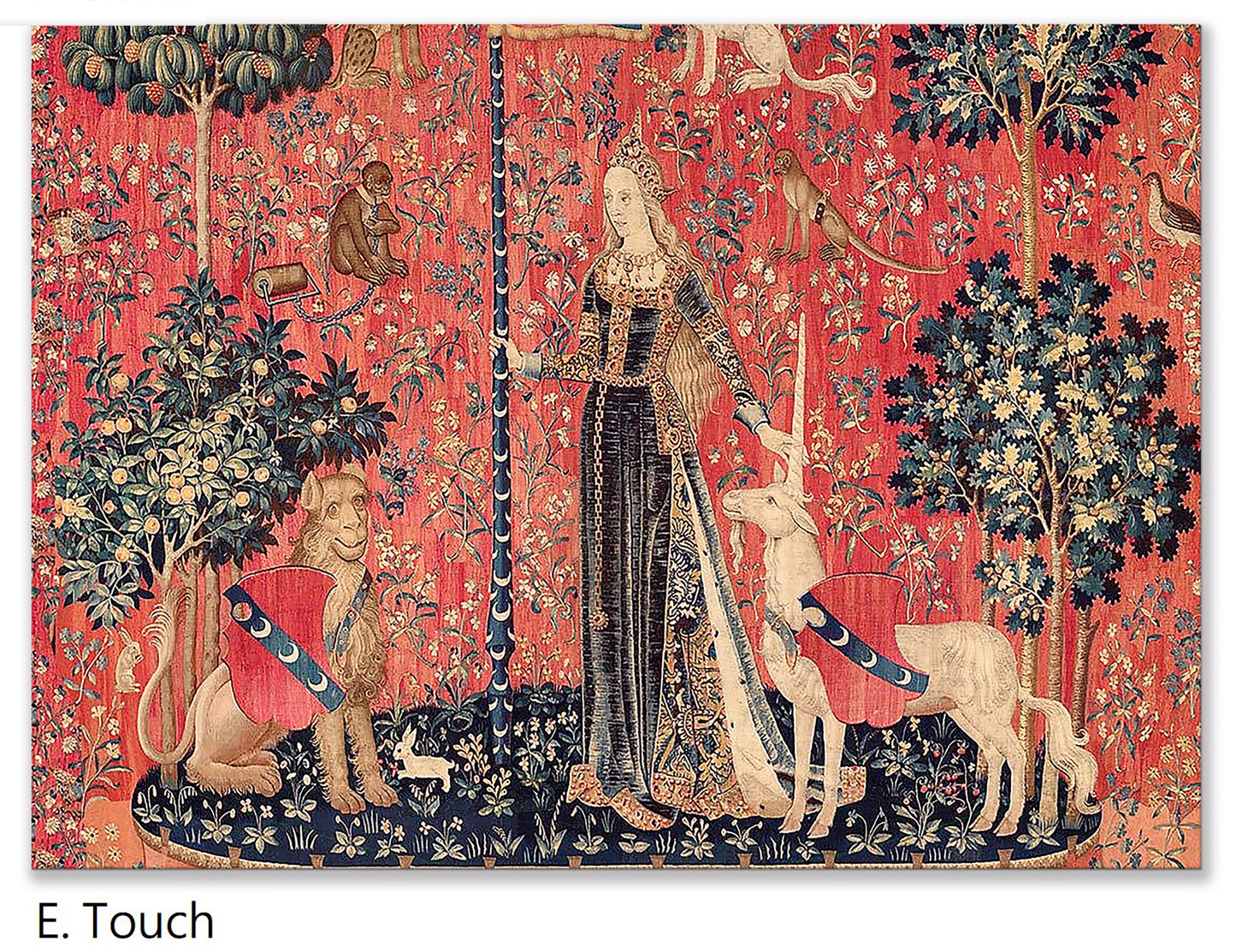 The lady and the Unicorn placemats set of 2