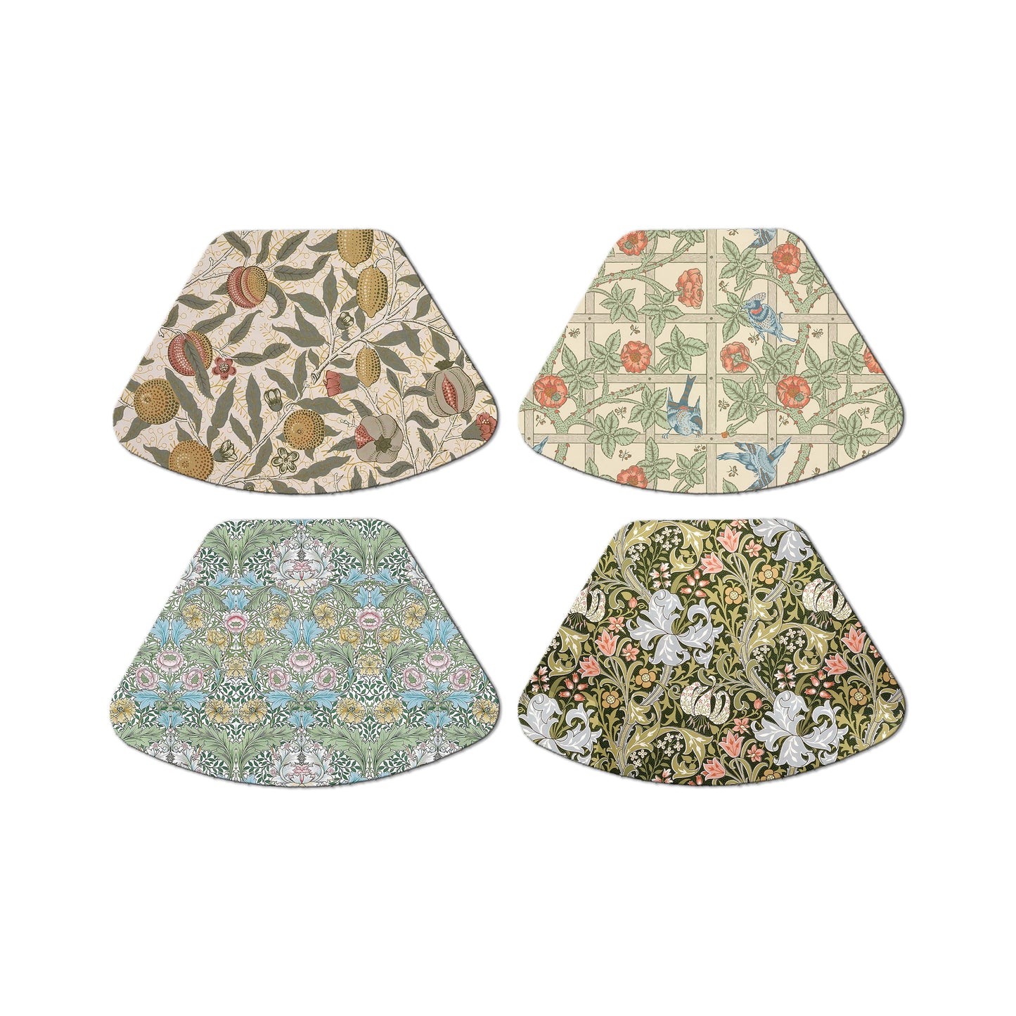 William Morris Art Placemat Set of 2 Wipe Clean Waterproof Slip Resistant