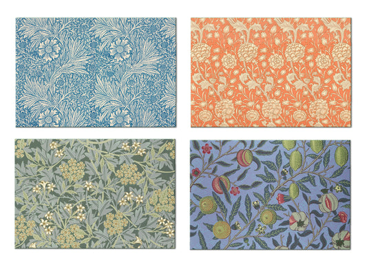 William Morris Placemat Set of 2 Tactile Basket Texture On Top  Turned Edges