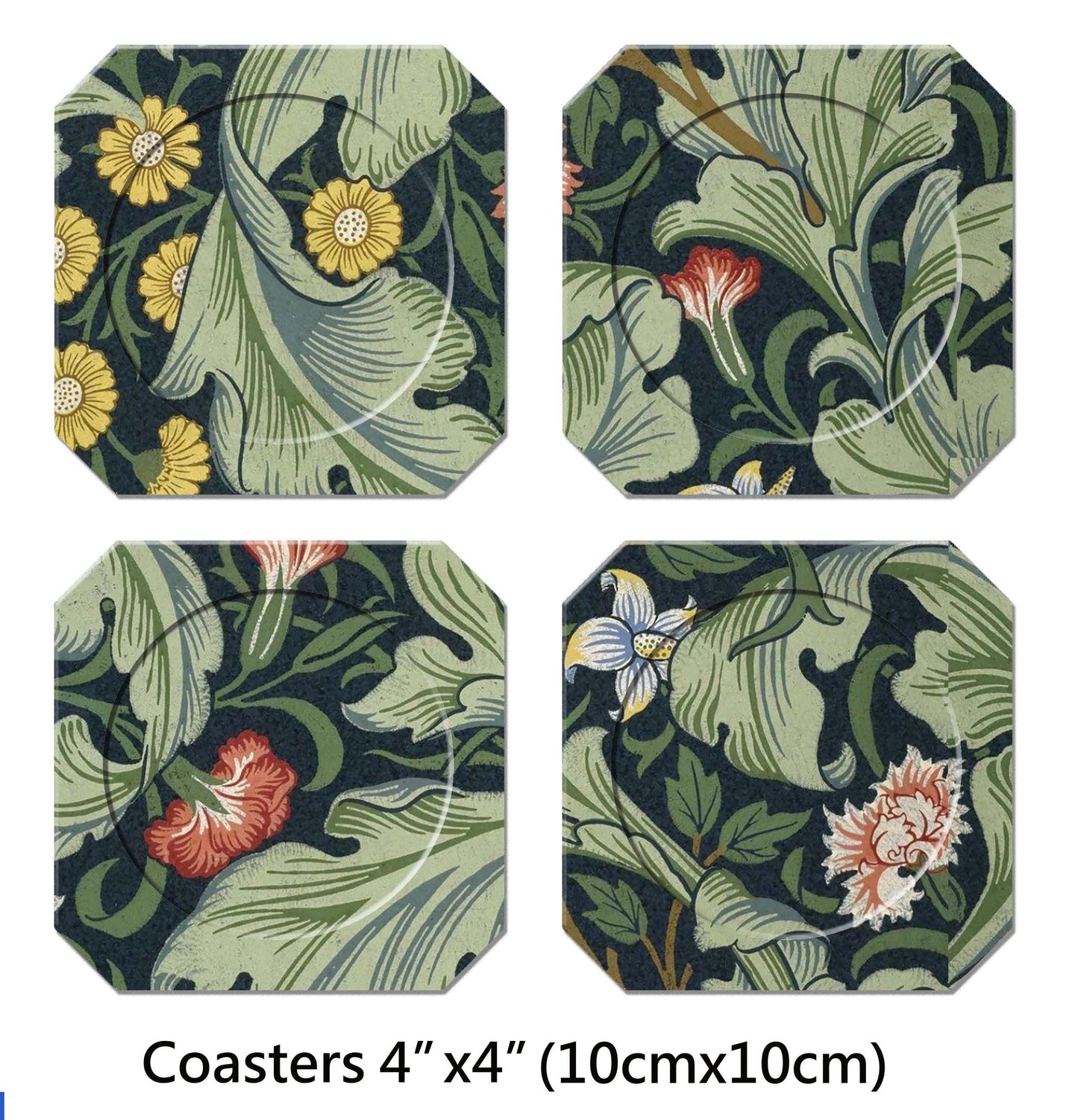 William Morris Leicester Placemat For Round Table Tactile Basket Texture Hemmed Edges Waterproof Non Slip, Sturdy, Flexible.