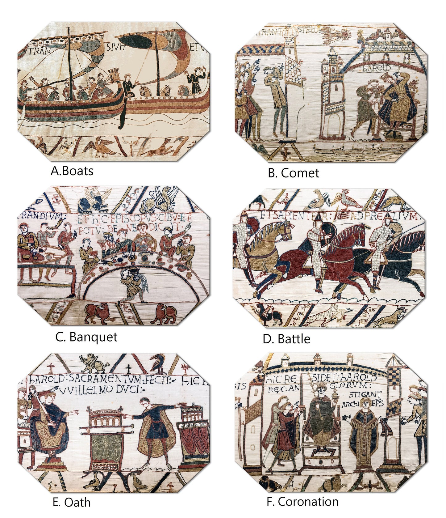Bayeux Tapestry Placemats  Tactile Basket texture Hemmed Edge Non Slip  Waterproof Sturdy, Flexible.