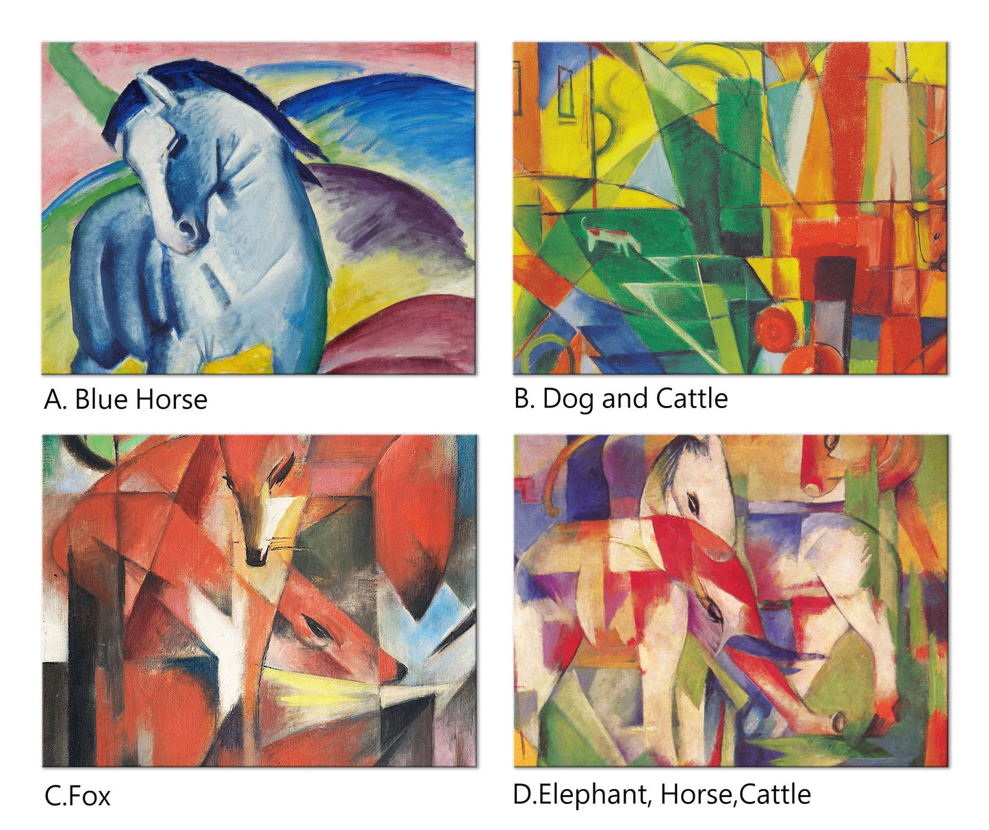 Franz Marc Placemats for Round Tables Tactile Basket texture Hemmed Edge , Waterproof Non- Slip Sturdy, Flexible.