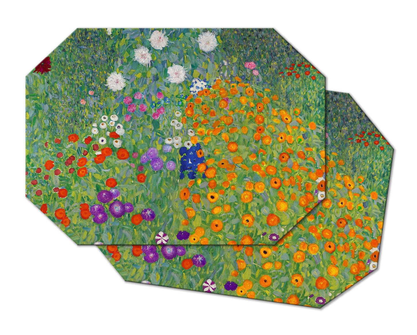 Klimt Rose Garden Placemat Set of 2 Costomized To Fit Your Table