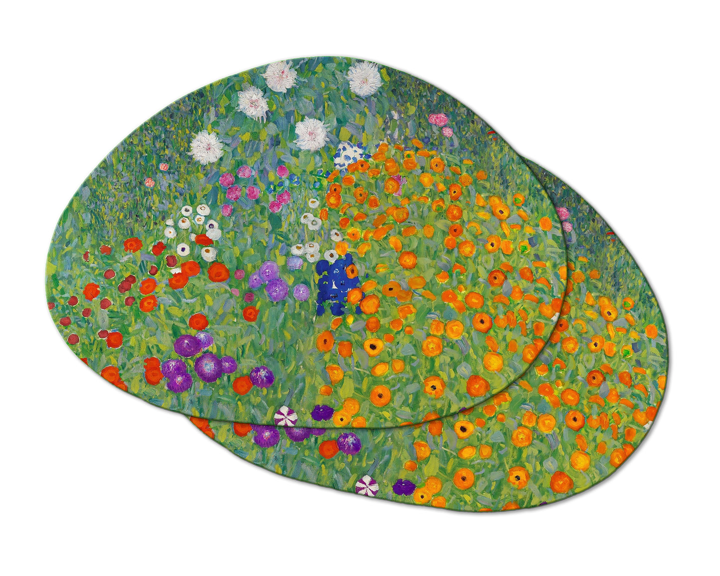 Klimt Rose Garden Placemat Set of 2 Costomized To Fit Your Table