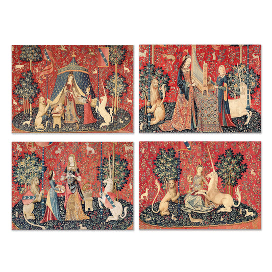 The lady and the Unicorn placemats set of 2