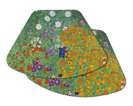 Klimt Rose Garden Placemat Set of 2 Costomized To Fit Your Table