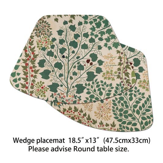 Ernestine Zaumseil Placemat With Tactile Basket Texture On Top Turned Edge , Flexible and Sturdy